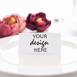 Nome cartão de lugar Mockup casamento mockup mesa número cartão de casamento svg sublimação mockup estilo de vida foto, Jpeg Instant Download