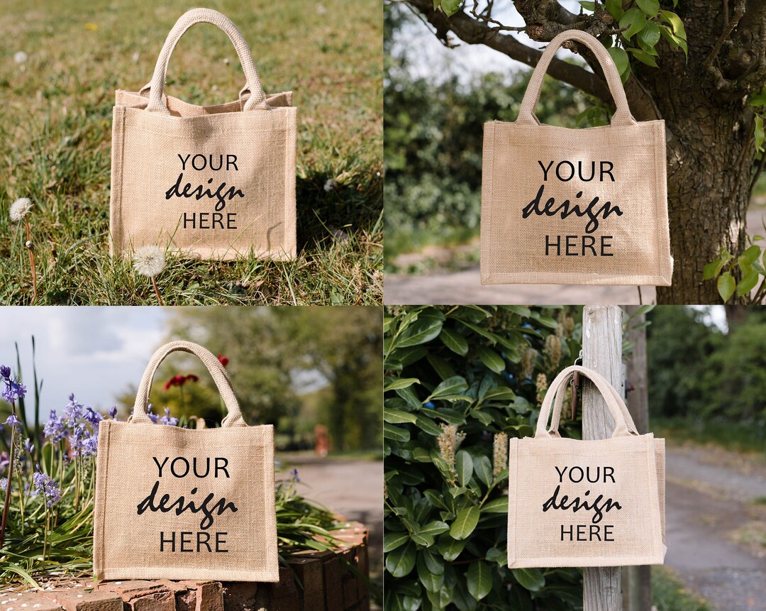 8 X Jute Bag Mockup Tote Mockup Shopping Bag Mockups Shopping - Etsy