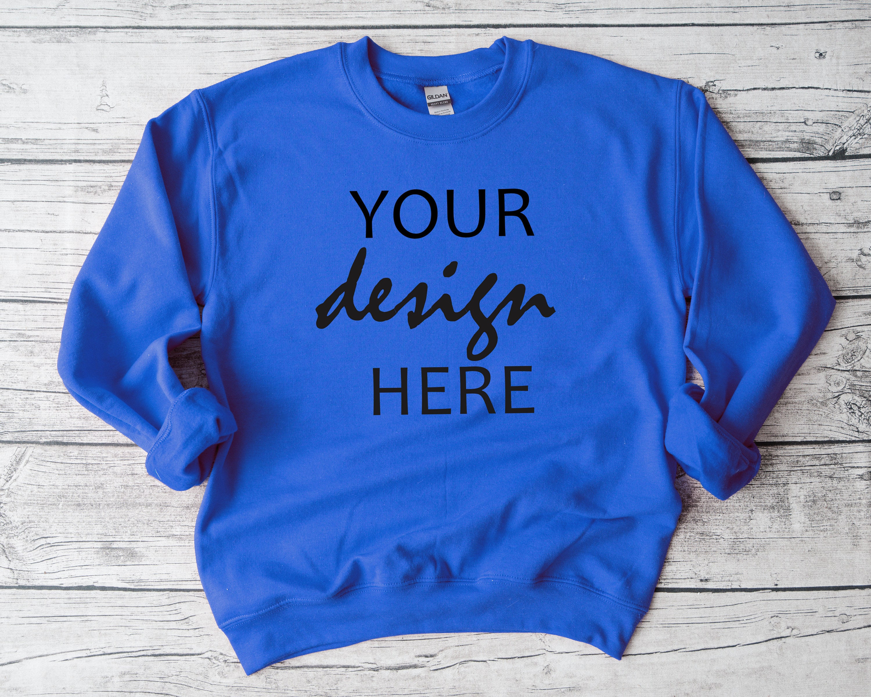 royal blue designer sweater