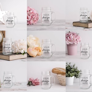 18 x Mason Jar Mockups Jar Mock Up Stock Photography Wedding Mockup Template Mock-up Sublimation Cricut Mock Up Download digital Jpg