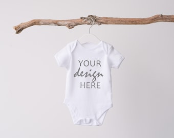 Baby Bodysuit Mockup White Onesie Mock up babygrow mockup romper mock up Baby Mockup Stock Photography Flat Lay SVG MockUp Sublimation JPG