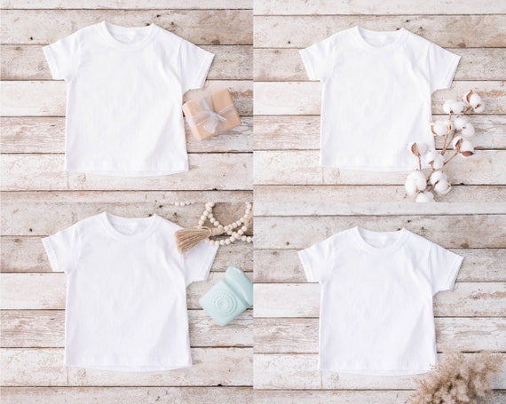 Prints Home & Living Home Décor blank white toddler tshirt MOCKUP photo ...