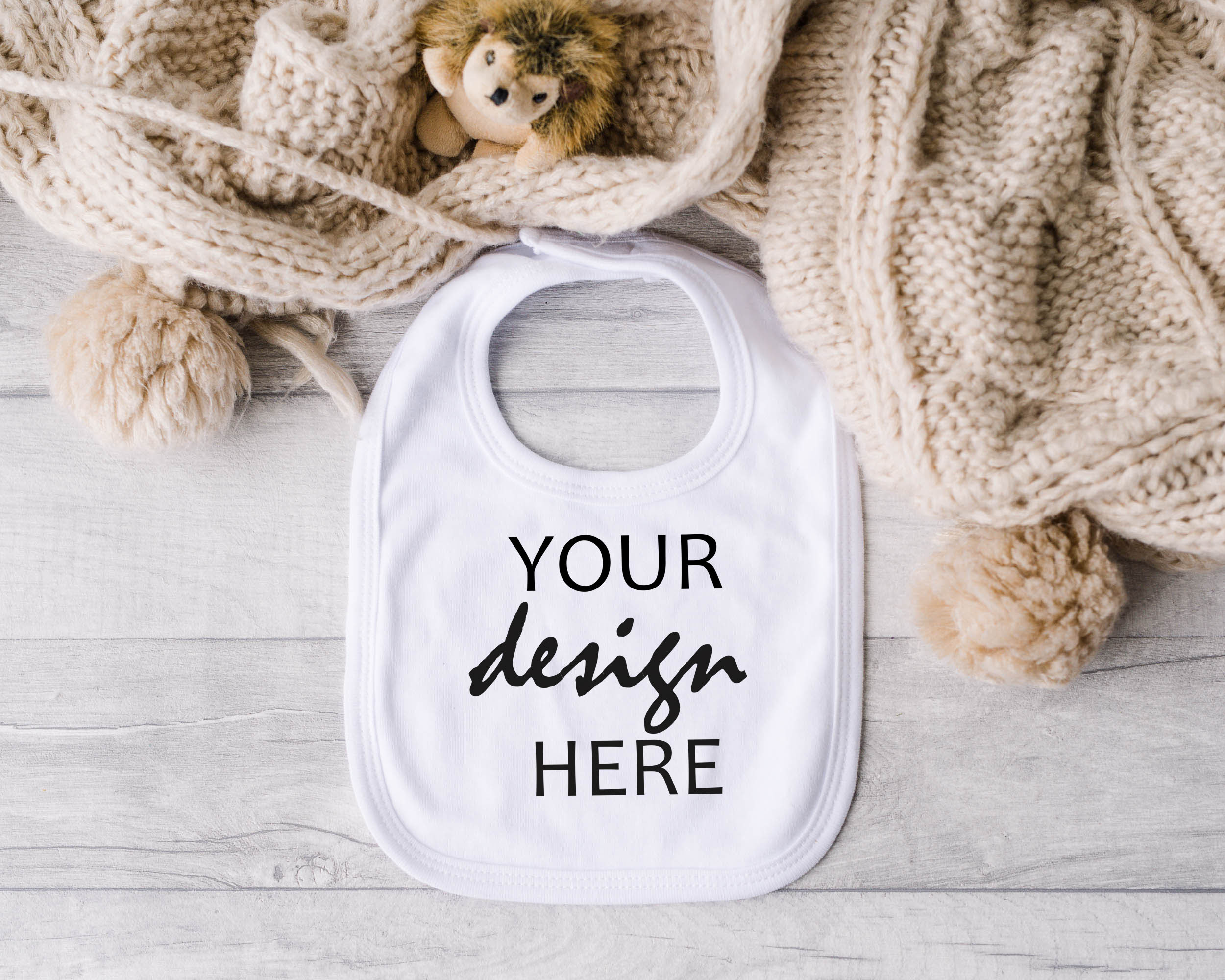 Download Baby Bib Mockup Bib Mock up baby mock-up gender neutral mock | Etsy