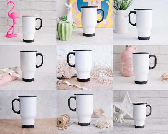 White Travel Mug Mockup Coffee Cup Mock up Stock Photography Mockup Coffee  Cup Mock-up Sublimation Cricut Mock up Digital Download Jpg (Download Now)  
