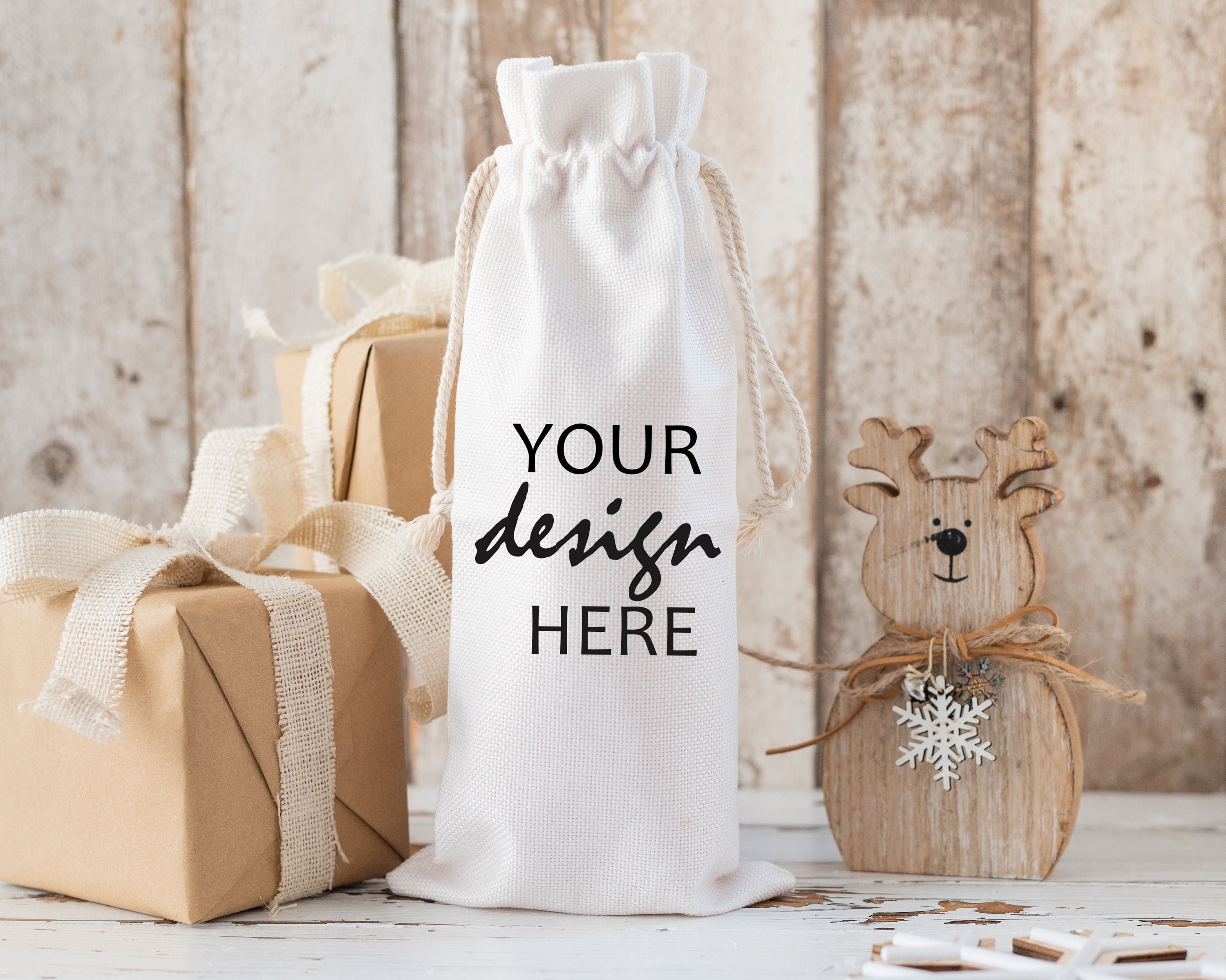 Christmas Drawstring Bottle Bag Mockup Gift Bag Mockups Canvas Bag Mock up Sublimation Bag Mockup Cricut Mock up Digital Download Jpg Etsy