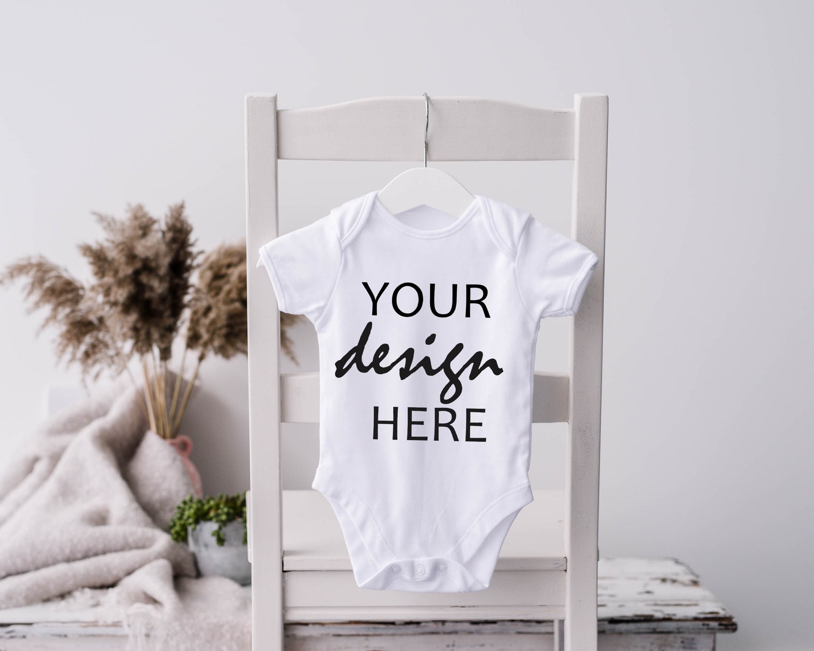 Download Baby Bodysuit Mockup White Onesie Mock up babygrow mockup ...