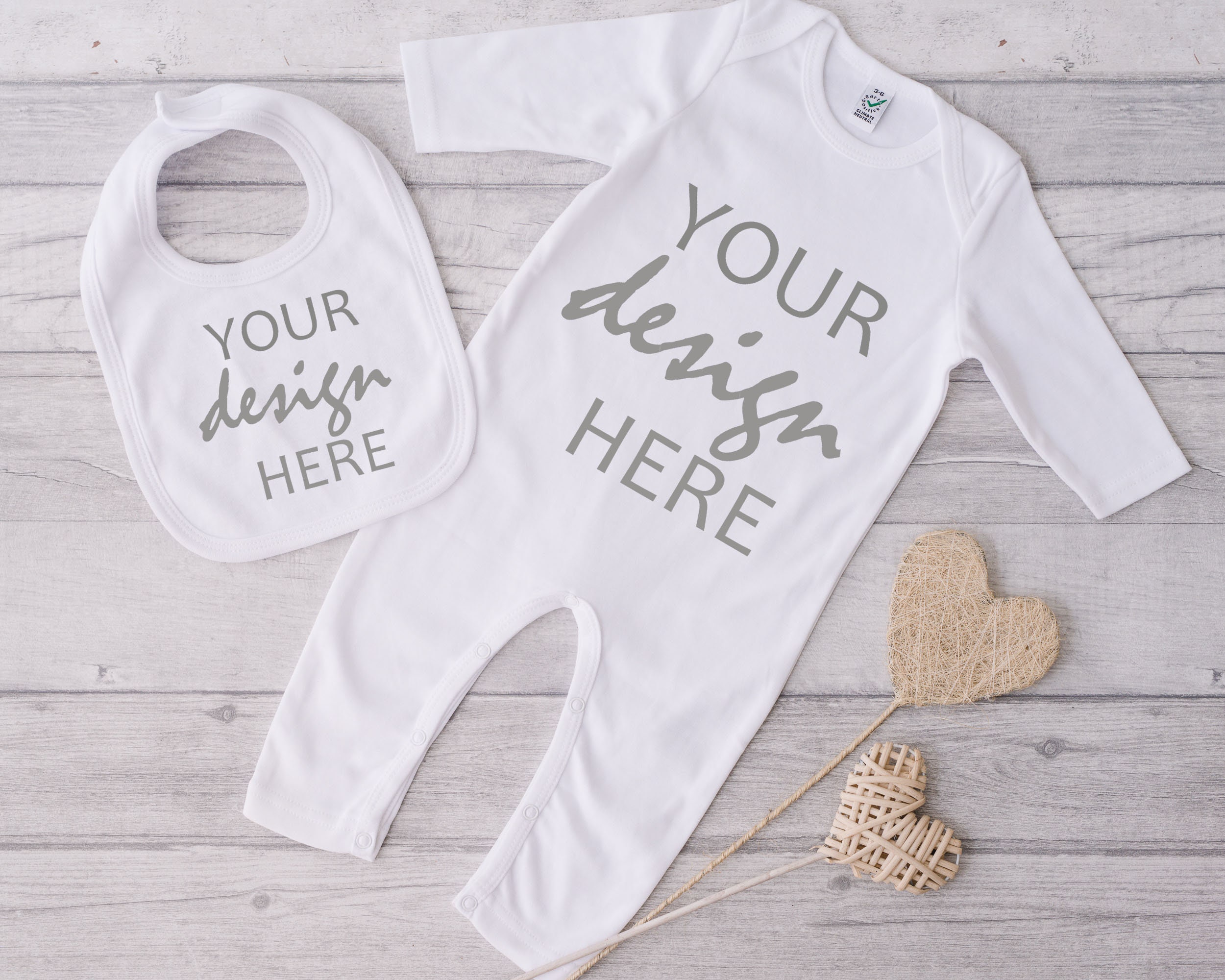 16 Baby Romper Mockups Onesie Mock up babygrow romper bib