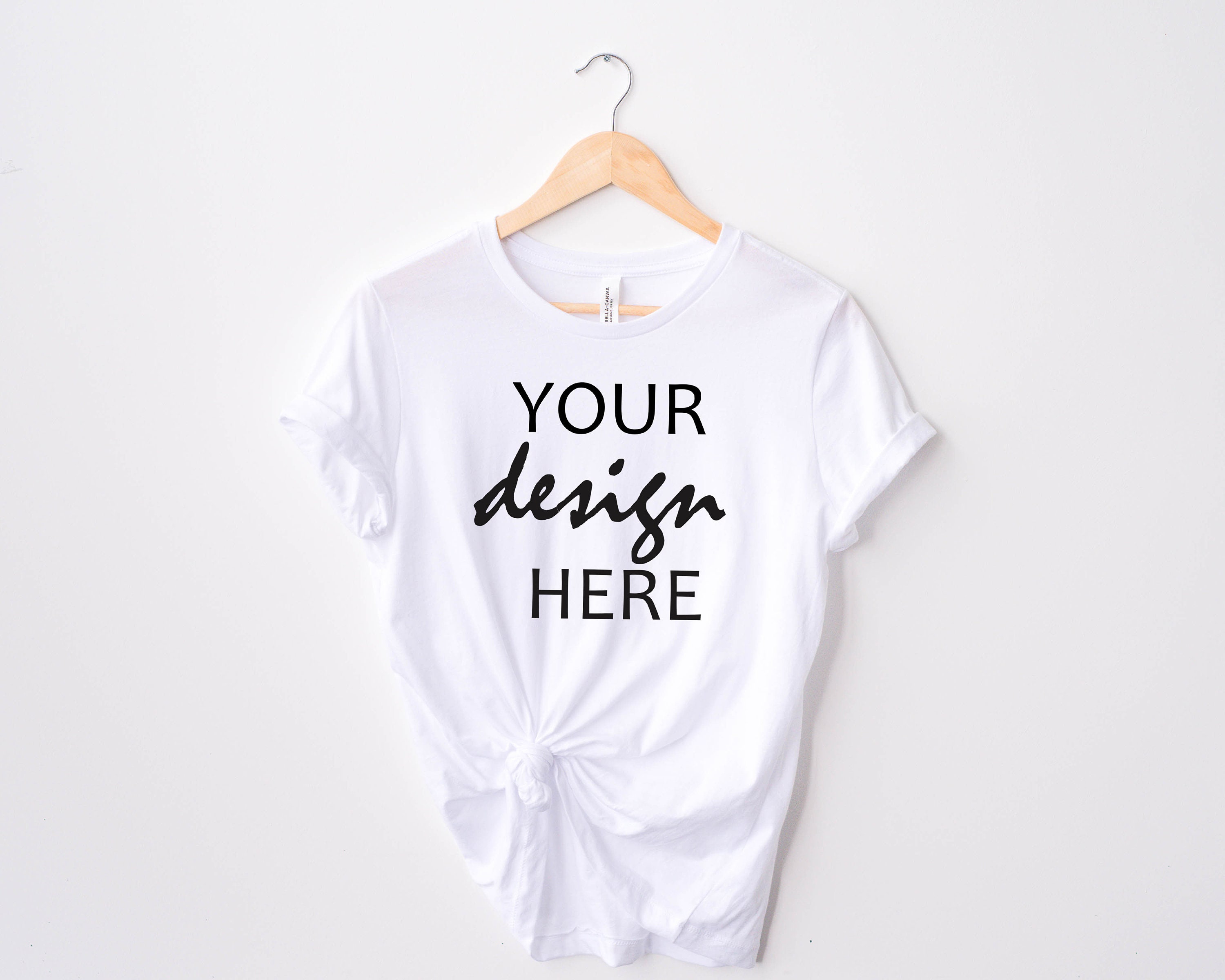 9 X White Bella Canvas 3001 Shirt Mockups White T Shirt Mock - Etsy UK