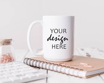 15oz Mug MockUp Coffee Cup Mock up Mock Up Photograph Styled Stock Photo Template SVG Mock-up Cricut Sublimation Mockup JPG Digital Download