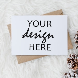クリスマス カード モックアップ 5x7 カード モックアップ SVG モックアップ 素朴なお祭り 休日 クリスマス 結婚式、ライフスタイル写真、Jpeg 即時ダウンロード