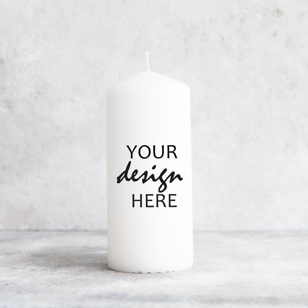 Pillar Candle Mockup Modern Lifestyle Photography Boho Candle Mock up mockup Stock Photo JPG Digital Download