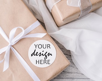 Round Sticker mockup envelope sticker, Wedding sticker mock-up sticker label lifestyle photo, Jpeg Instant Download