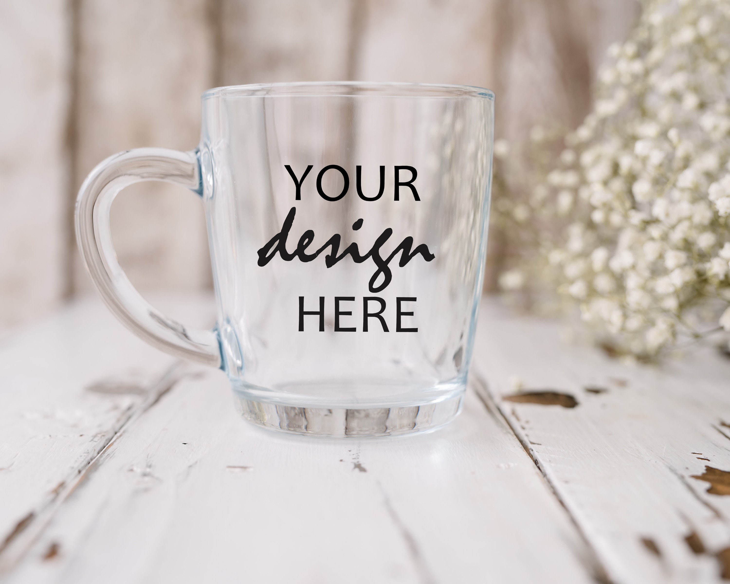 Glass Mug Mockup Coffee Cup Mockup Coffee Mock up Mug Stock Photo Mug