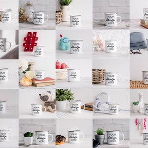 50+ Coffee Cup Mockup Mug MockUps Enamel Mug Mock up Camping Cup Mock Up SVG Mockup Photo Enamel Coffee Cup Mockup JPG Digital Download