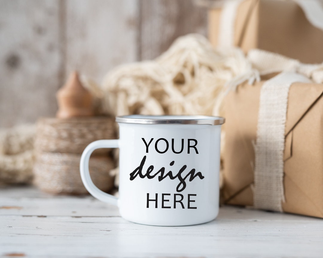 Enamel Camping Mug Mockup Camper Mug Mockups Mug Mockup Mockup Camp Mug Mockup SVG JPG Digital