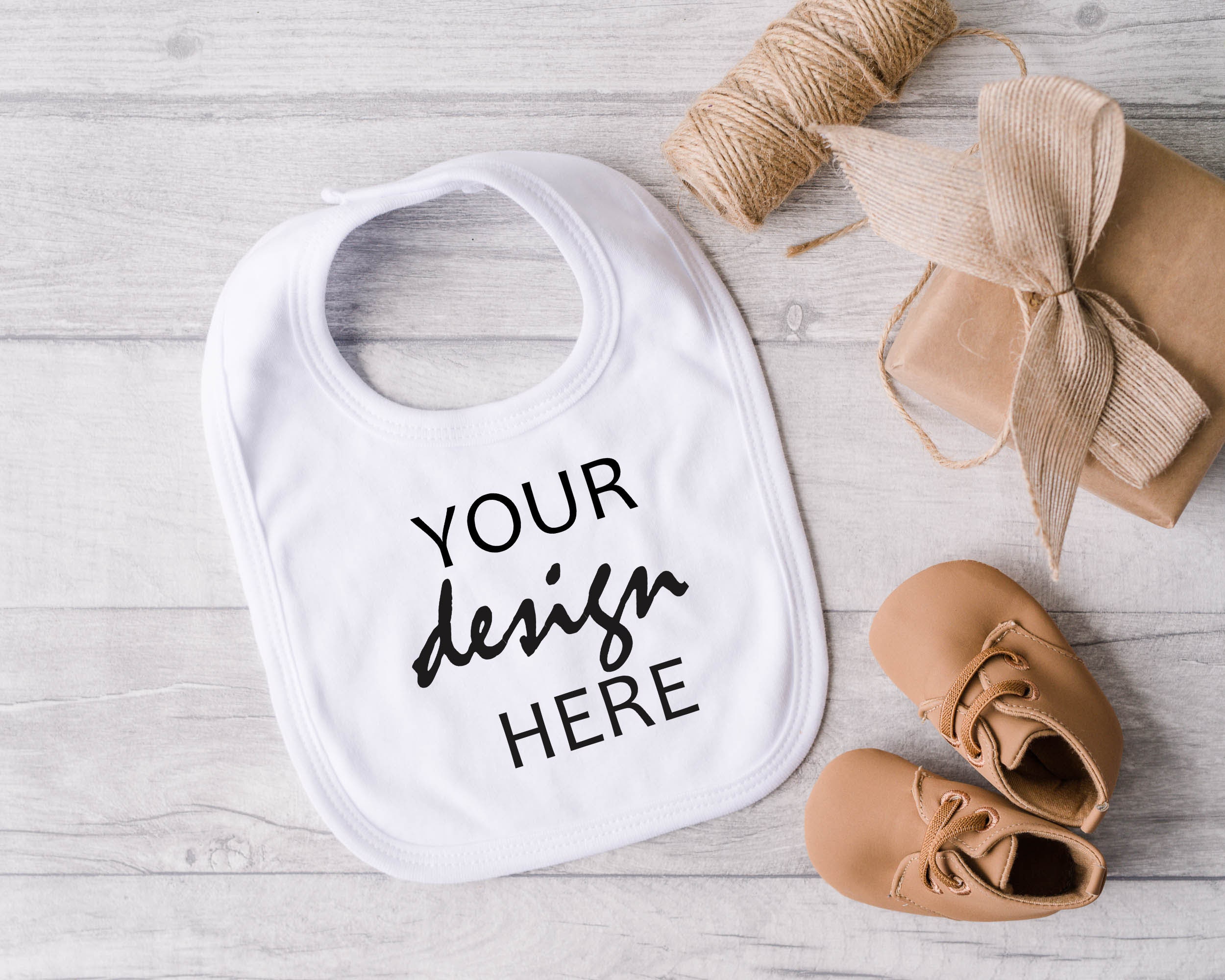 Download Bebé Bib Mockup Bib Mock up bebé maqueta género neutral | Etsy