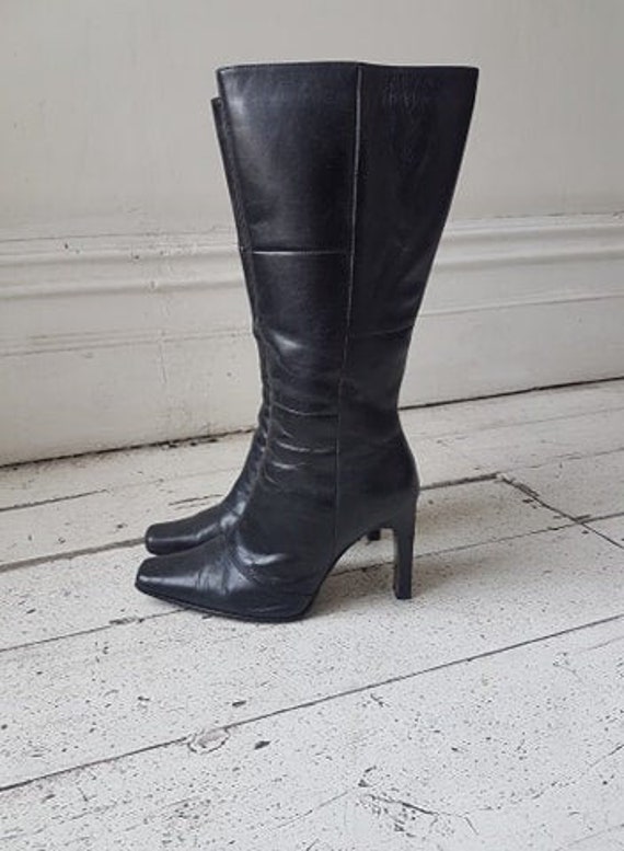 tall block heels