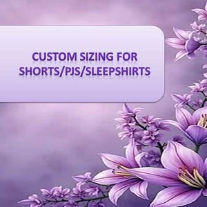 Custom listing for Dawn Printing on pjs