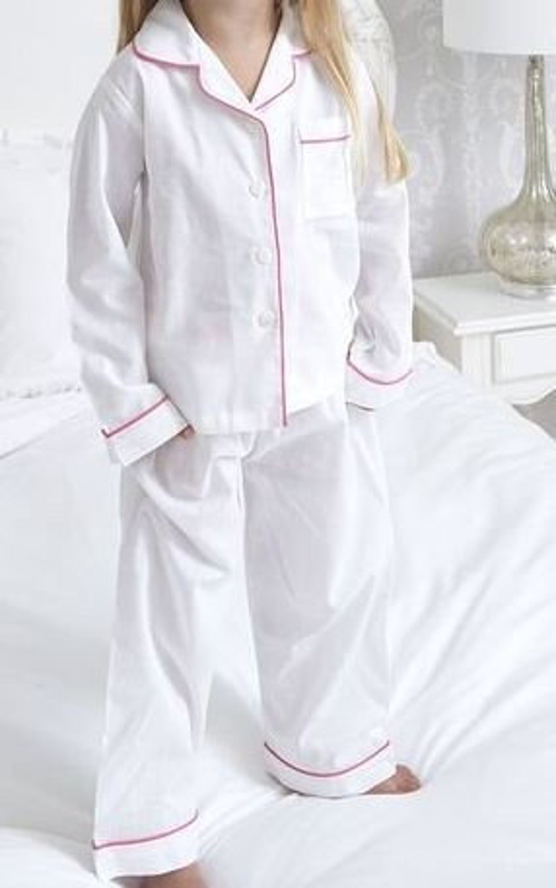 Rayon floral girls pajamas