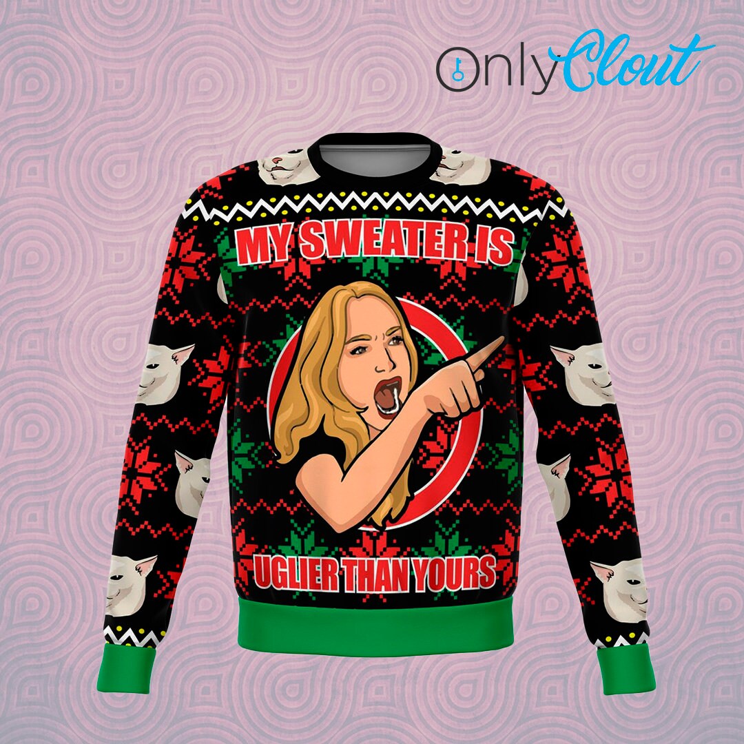 Karen funny ugly Christmas sweater | Etsy