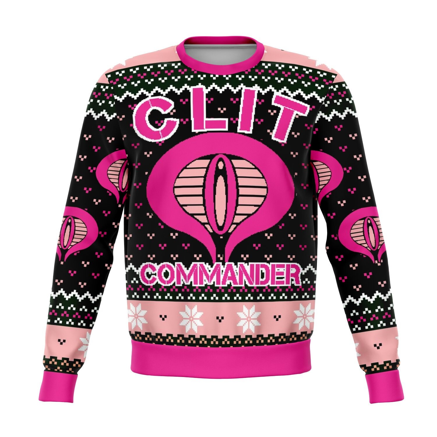 2022 Clit Commander Ugly Christmas Sweater Unisex Holiday