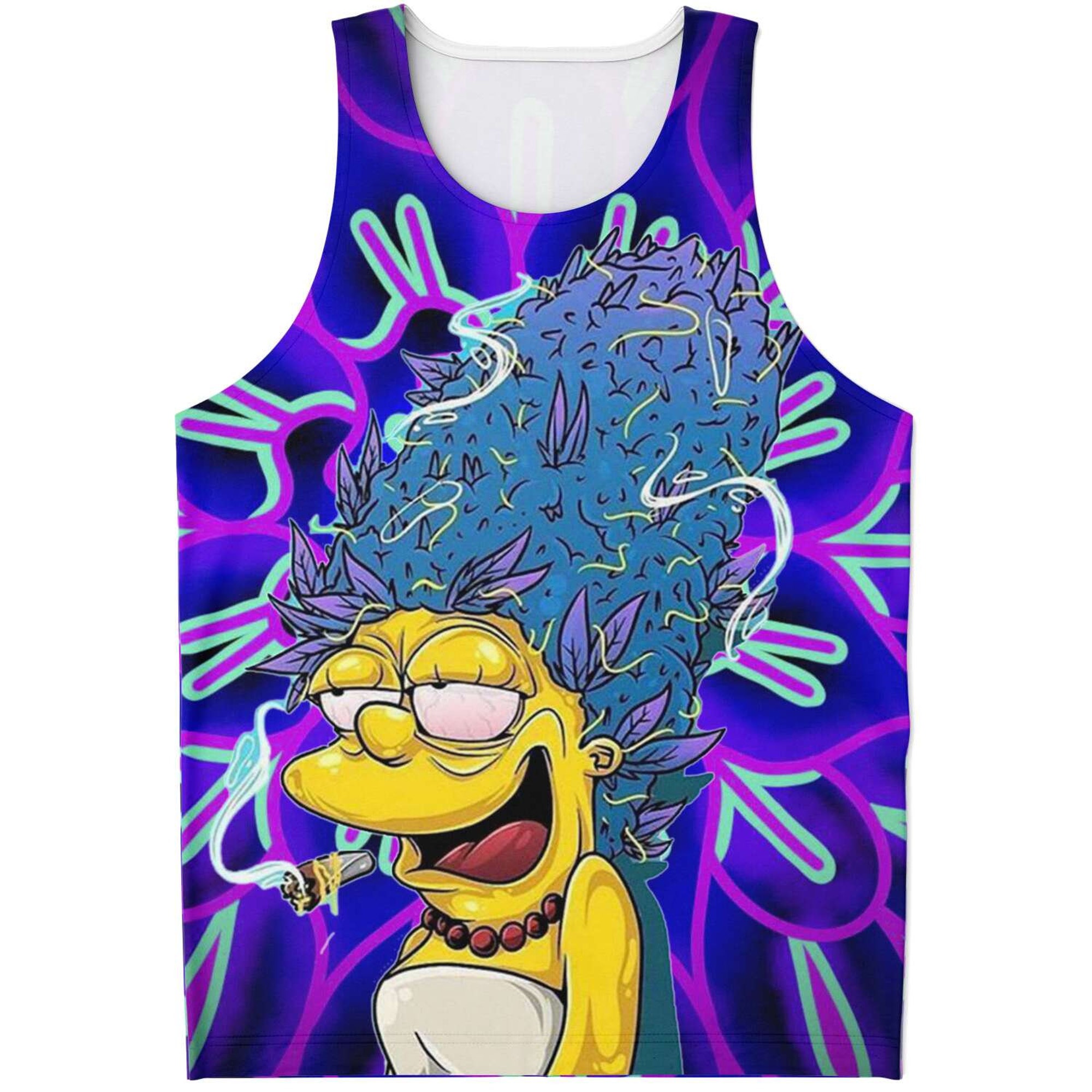 Discover Marge Unisex Tank Top, Music Festival Gear 3D Tank Top