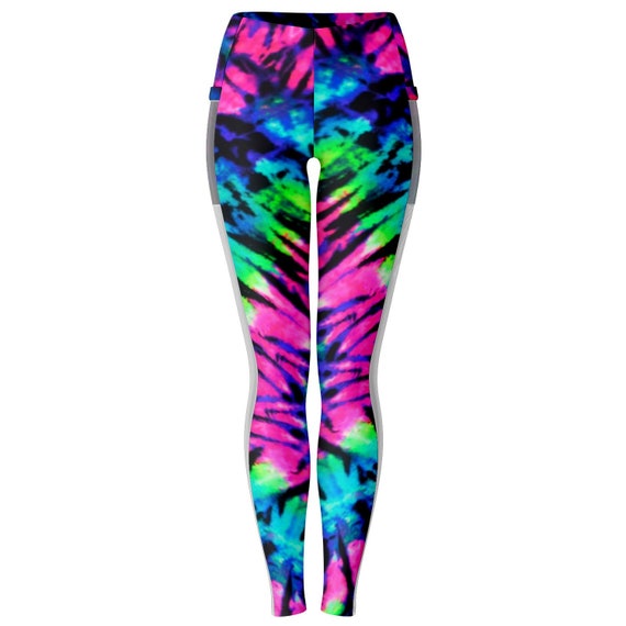 Neon Tie Dye Music Festival Pocket 
