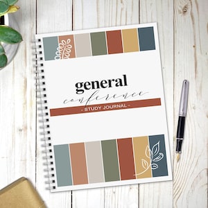GENERAL CONFERENCE Journal, General Conference Notebook and Study Guide, General Conference Packet 2024 - Digital download -Pdf