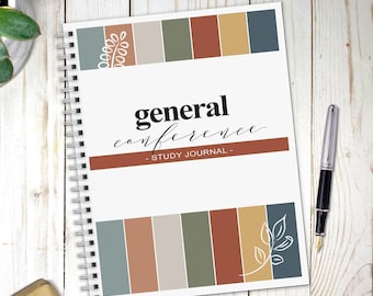 GENERAL CONFERENCE Journal, General Conference Notebook and Study Guide, General Conference Packet 2024 - Digital download -Pdf