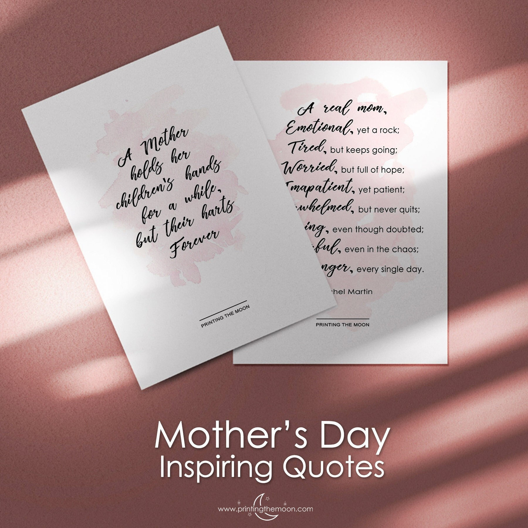 MOTHER'S DAY QUOTES, Mother Day Prints, Printable Post Card Quotes ...