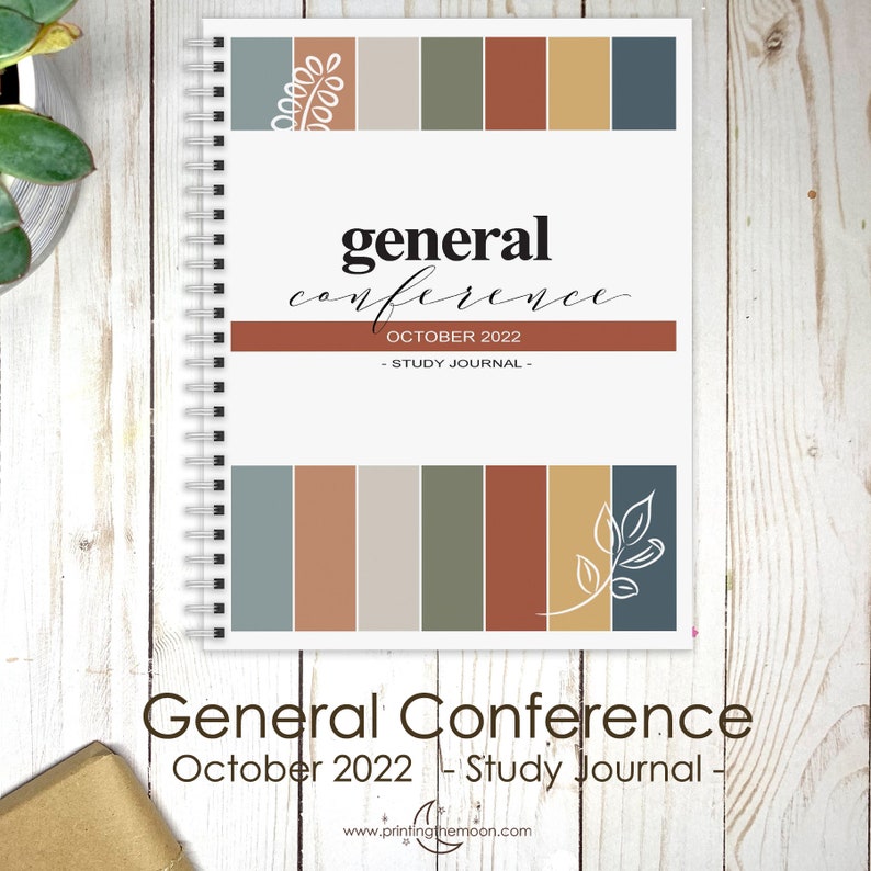 OCTOBER 2022 GENERAL CONFERENCE Journal General Conference Etsy