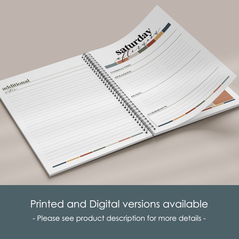 OCTOBER 2022 GENERAL CONFERENCE Journal General Conference Etsy