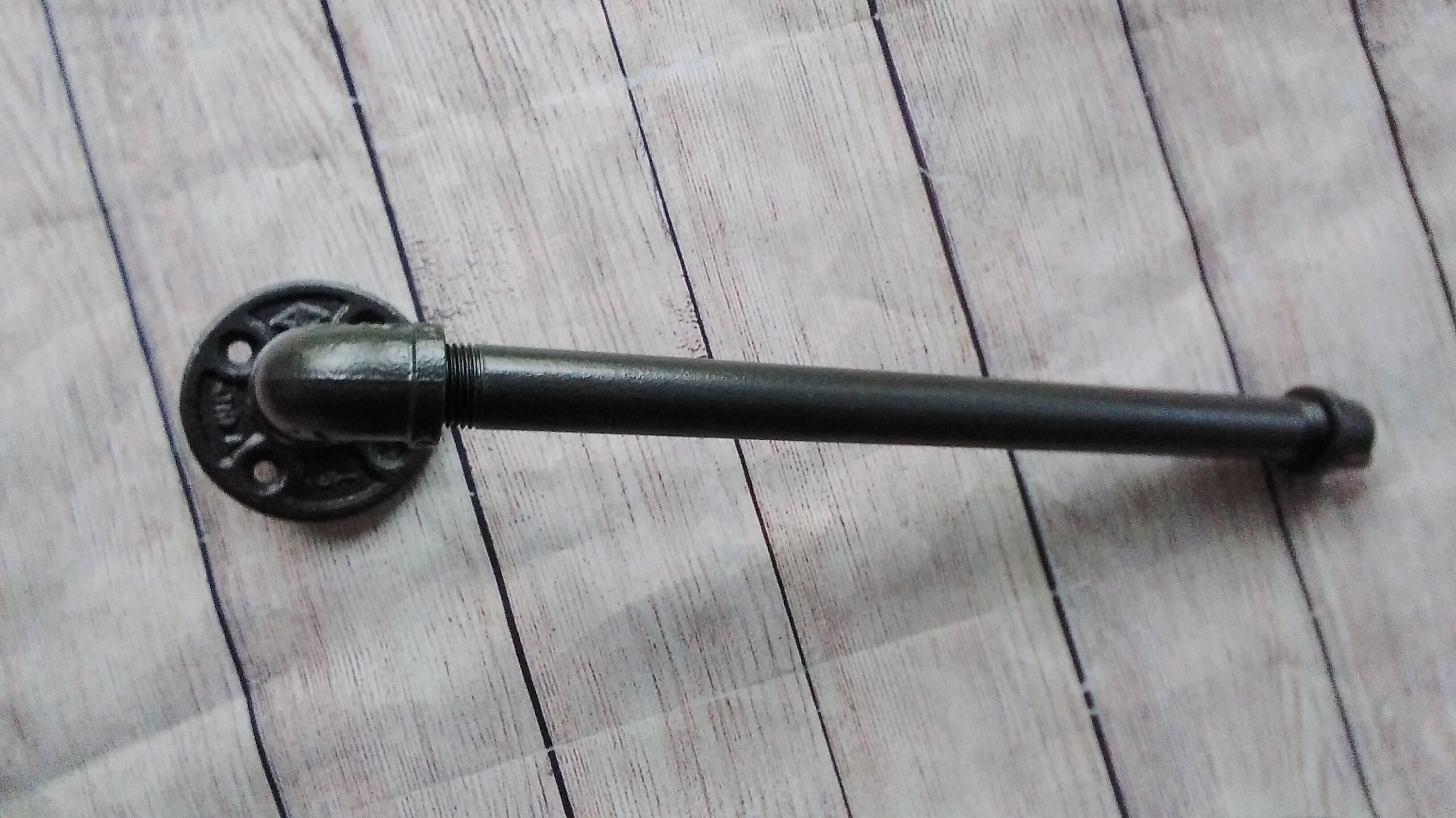 Industrial Paper Towel Holder/ Rustic Kitchen Décor Etsy