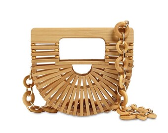rattan fanny pack