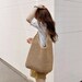 Straw bag/all-match casual shoulder bag/Mori hand-woven bag/large-capacity beach bag 