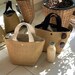 Handmade straw bag / ins beach vacation summer idyllic wild woven bag 