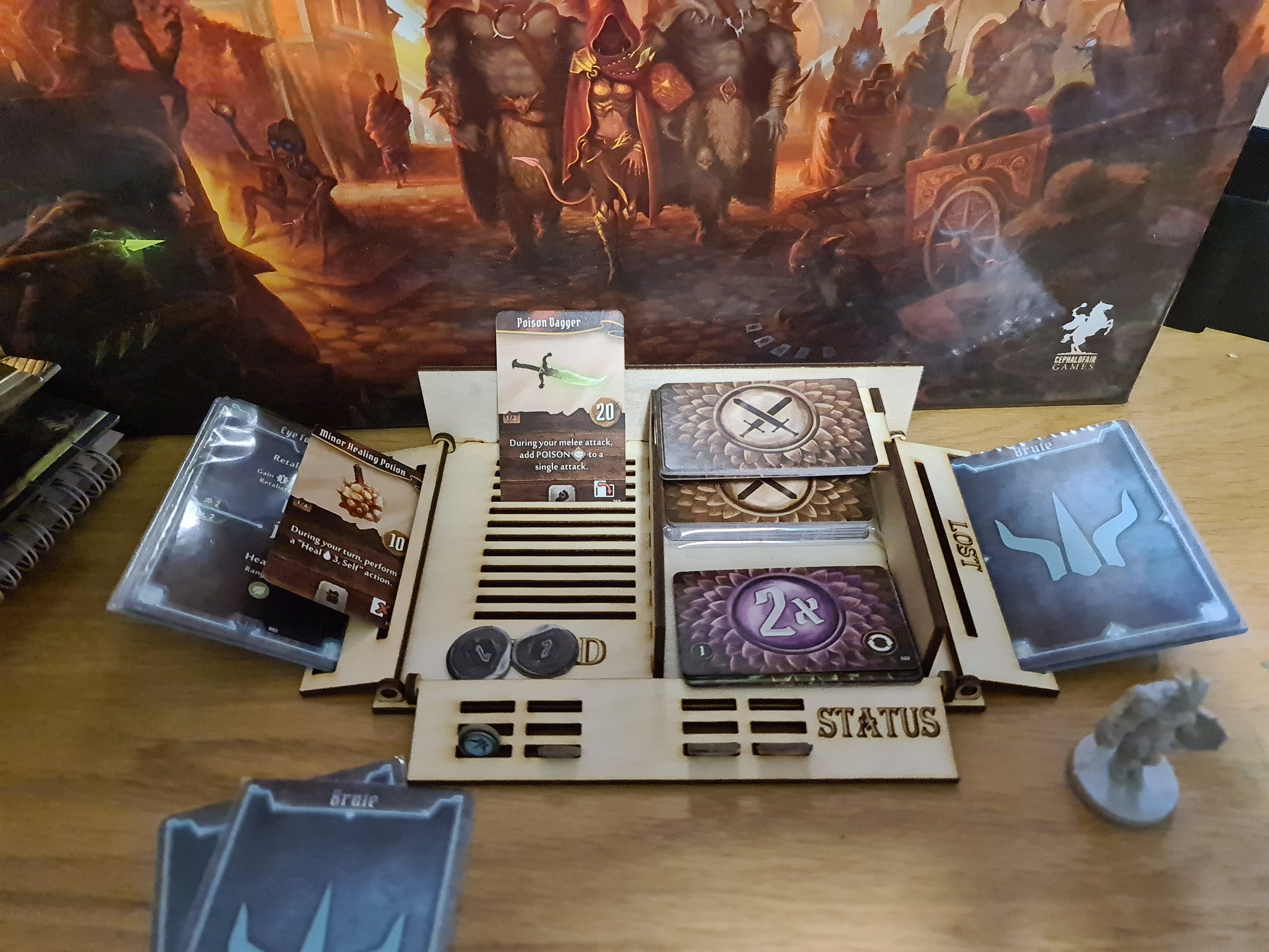 Gloomhaven Frosthaven JOTL Jaws of the Lion player dashboard Etsy