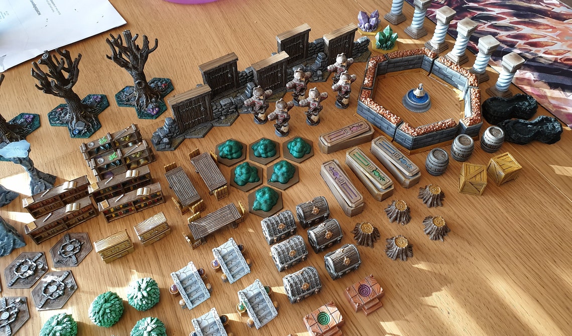 Gloomhaven 3d Printed Scenery Board Game D&amp;d Props Terrain UK - Etsy Canada