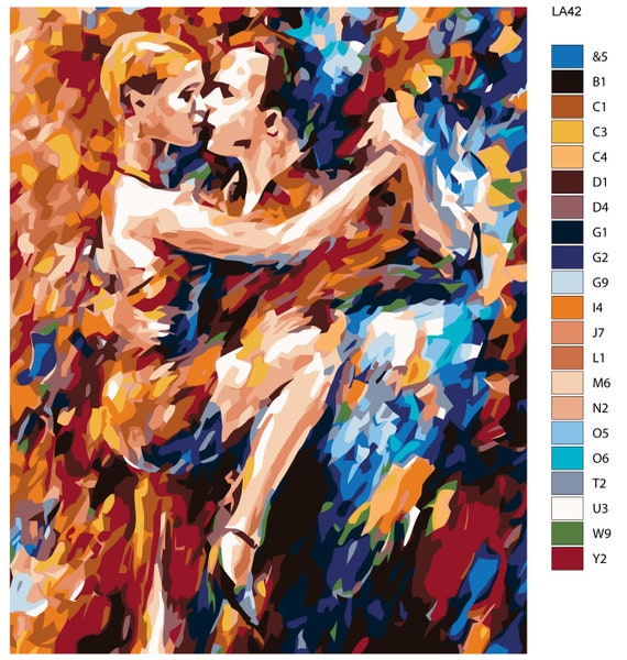 Picarts™ Romantic Couple Paint-By-Numbers Kit – Simply Novelty