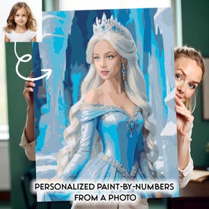 Custom Paint by Number Kits DIY Color Paint by Numbers Personalized Canvas Paint Number Custom Dog Portrait Mothers Day Gift Anniversary