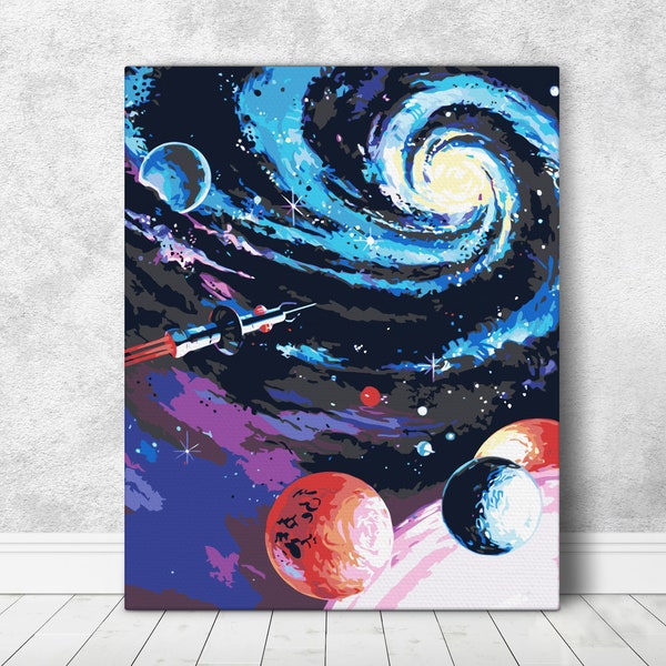 Paint By Numbers Space