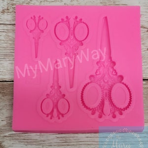 Craft Scissors with Lace Heads - Perfect for Decorative Trims – Glitzy Molds