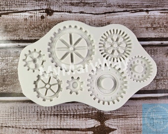 Gears Steampunk Silicone Mold