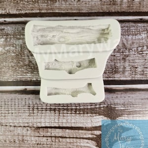 Detailed Logs Wood Set Silicone Mold
