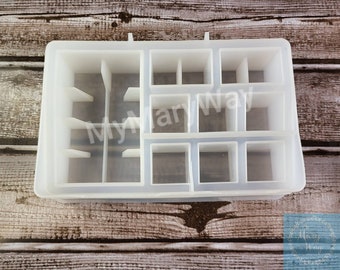Makeup Cosmetics Tray Organizer Silicone Mold