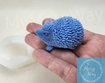 Detailed 3D Hedgehog Silicone Mold