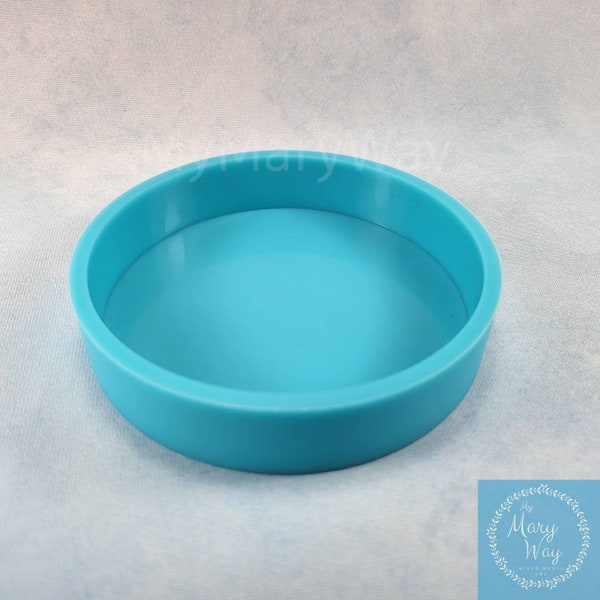 Large Round Silicone Mold Gloss Finish Fairly Deep