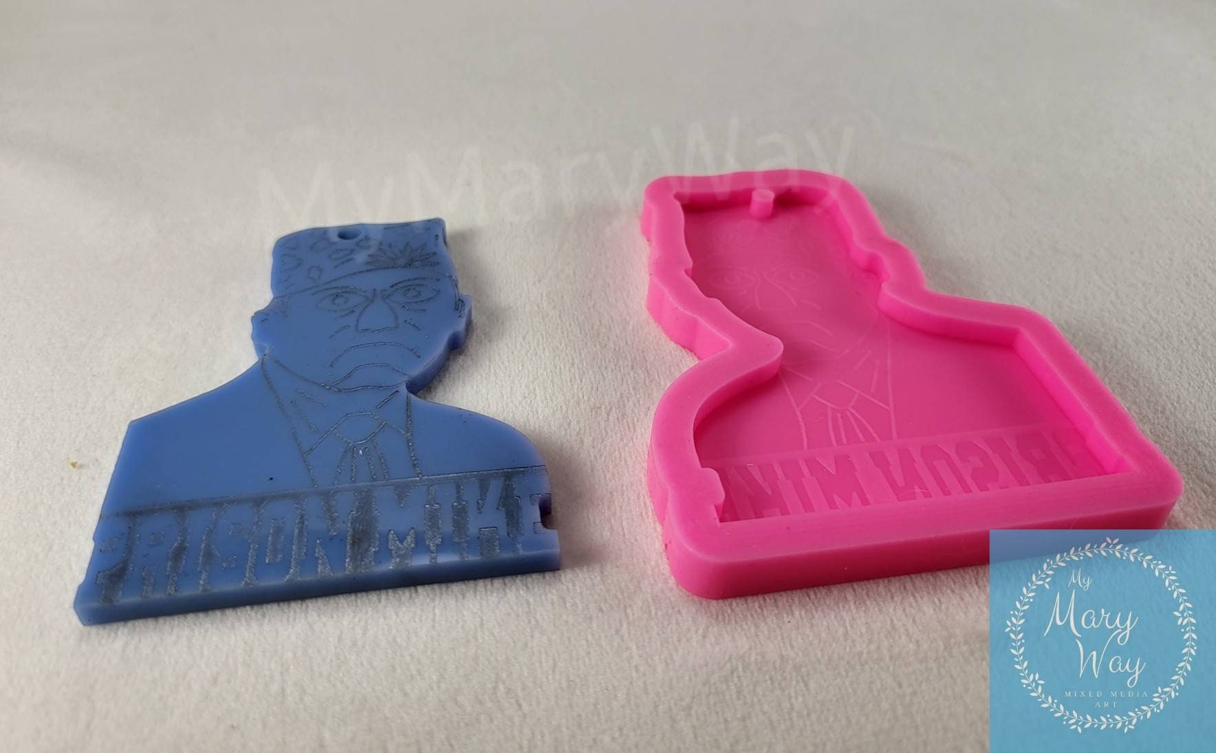 The Office Prison Mike Keychain Silicone Mold - Etsy