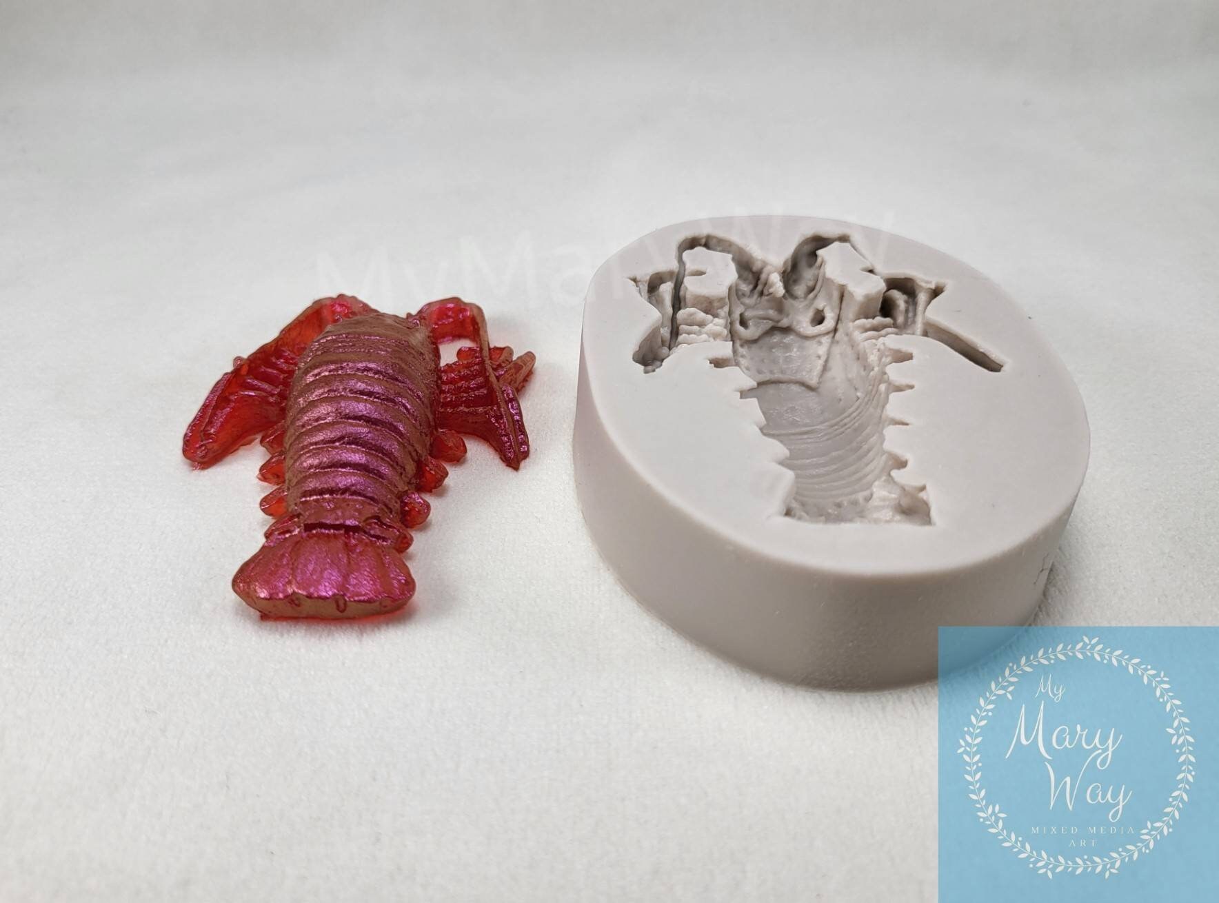 Crawfish Mini Lobster Silicone Mold Etsy