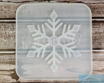Large Snowflake Coaster Silicone Mold
